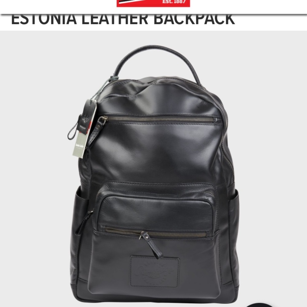 Rawlings Estonia Black Leather Backpack